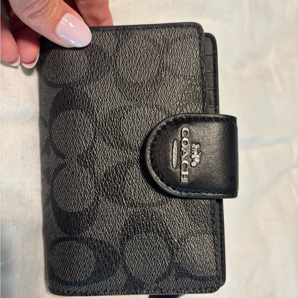 Coach Black Leather Wallet